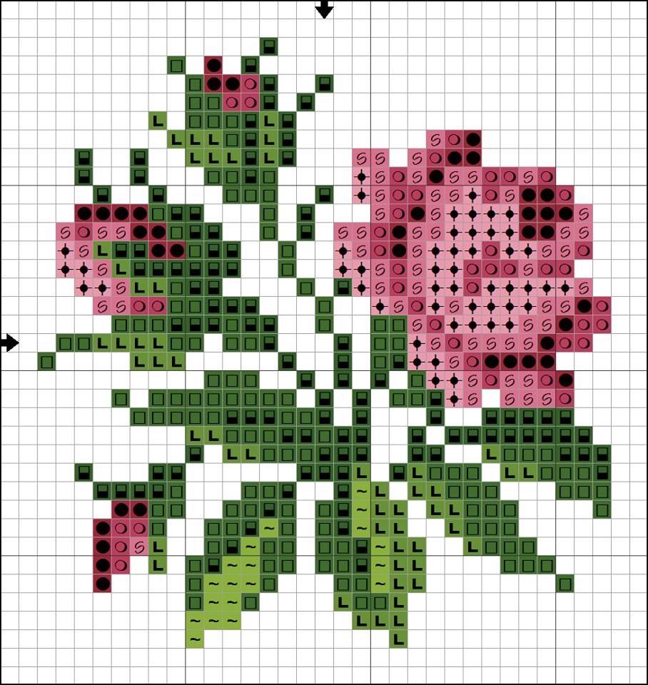 small-free-cross-stitch-patterns-with-roses-for-beginners