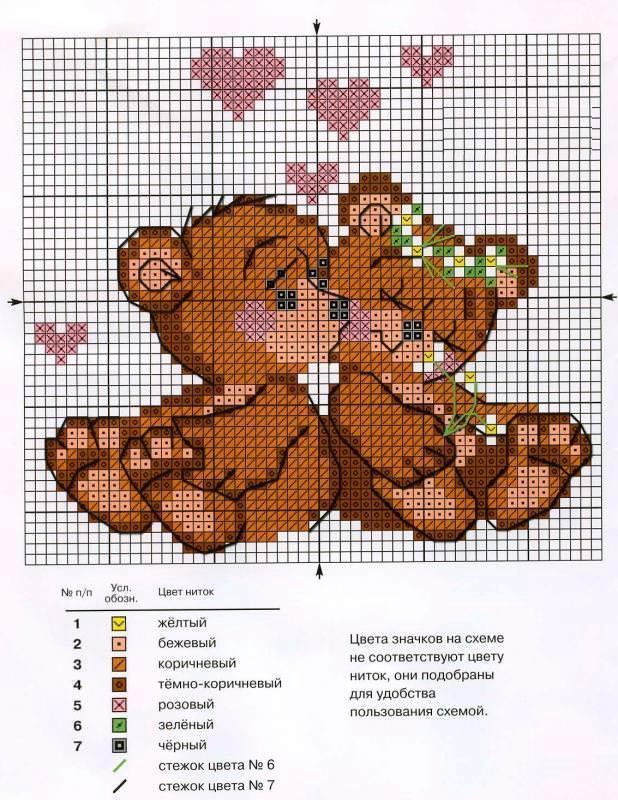 8 free cross-stitch patterns with heart and love for Valentine’s Day