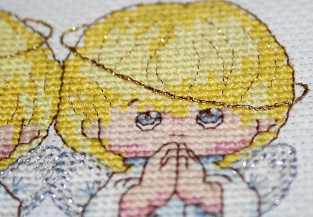 How to use lurex in your cross stitch? Useful tips.