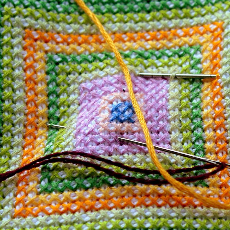 4 ways how to fix a thread in cross stitch