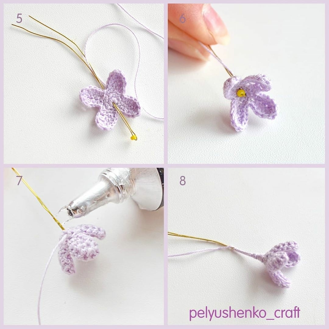 Free Pattern of the Crocheted Awesome Lilac