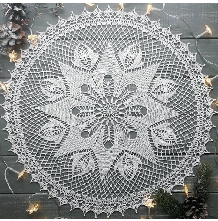 4 free crochet patterns for daisy napkins