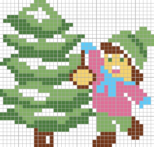 Christmas Tree Mega Cross Stitch Set. Free Small Patterns 