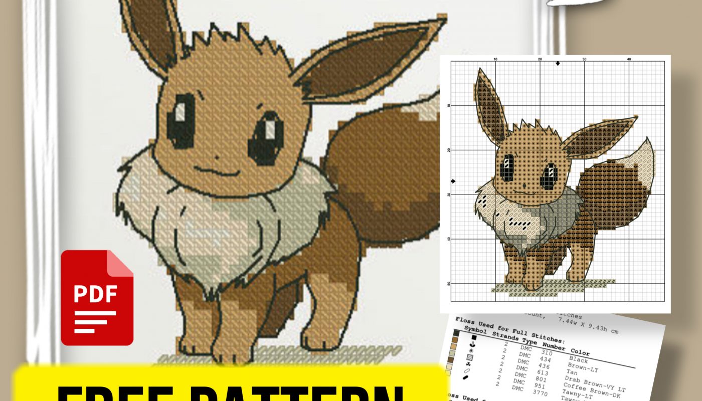 “Fantasy Fox” - Free Cross Stitch Pattern Printable Animals﻿