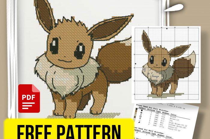 “Fantasy Fox” – free cross stitch pattern