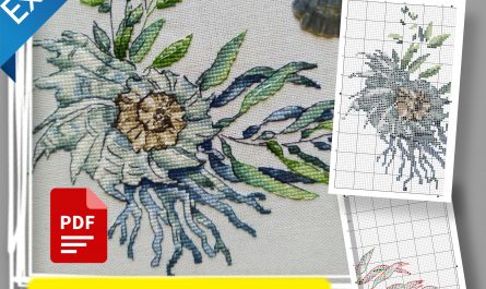 “Shell” - Exclusive Free Cross Stitch Pattern Lomonos Ocean