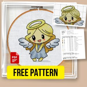 “Little Angel” - Absolutely Free Cross Stitch Pattern PDF