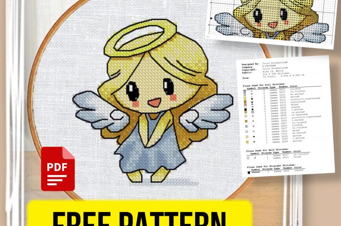 “Little Angel” – free cross stitch pattern
