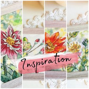 4 Gorgeous Cross Stitch Objects with Flowers for Inspiration