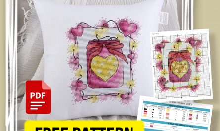 “Love Pot” - Absolutely Free Cross Stitch Pattern Small