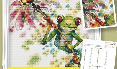 “Frog” - Absolutely Free Cross Stitch Pattern Animals