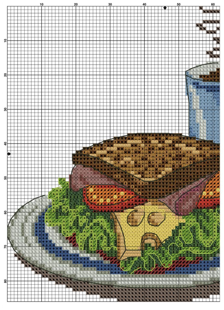 BACON the Duct Tape of FOOD Cross Stitch Pattern PDF 