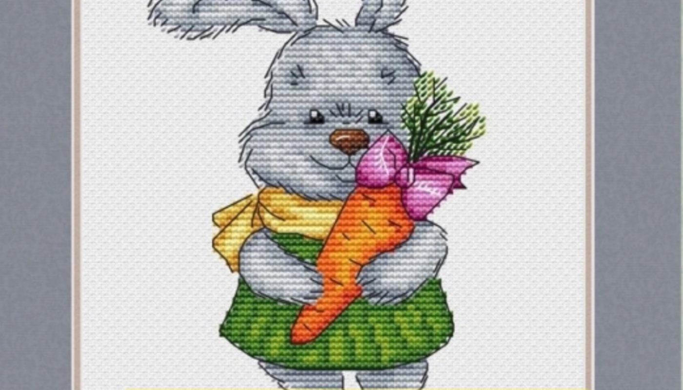 “Rabbit” - Free Cross Stitch Pattern Animals Pruss PDF