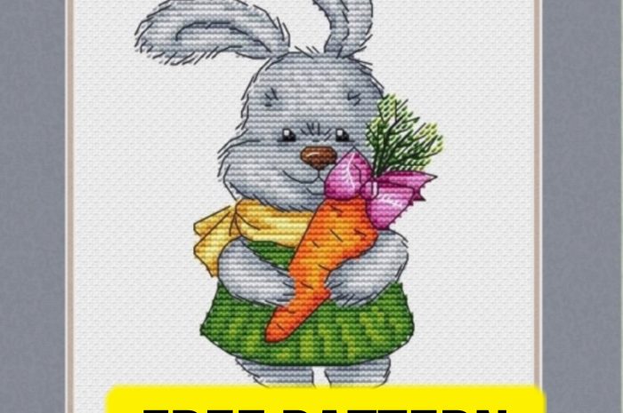 “Rabbit” – free cross stitch pattern