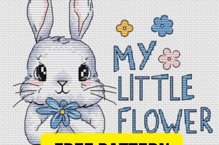 “My little flower” – free cross stitch pattern
