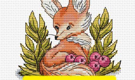 “Fenek Fox” - Free Cross Stitch Pattern Animals Designs