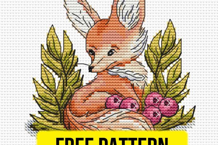 “Fenek Fox” – free cross stitch pattern