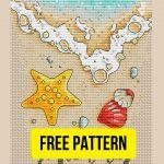 “Summer” - Free Cross Stitch Design Sea Xstitch Needle Craft