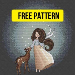 “Forest Meeting” - Free Cross Stitch Pattern Download PDF