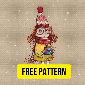 Winter Coffee - Free Cross Stitch Pattern Design Download