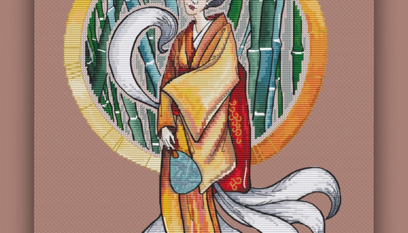  Geisha Free Cross Stitch Pattern Japan The Space Of Stitching Free Cross Stitch Patterns