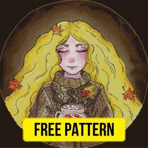 Cozy Autumn - Free Cross Stitch Pattern Embroidery Designs