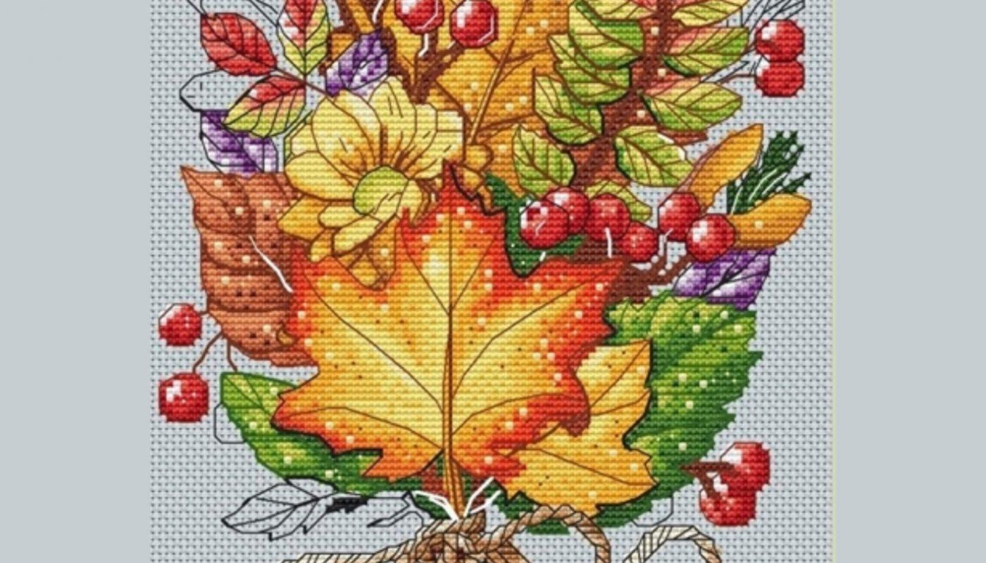 Autumn Bouquet - Free Printable Cross Stitch Pattern Fall