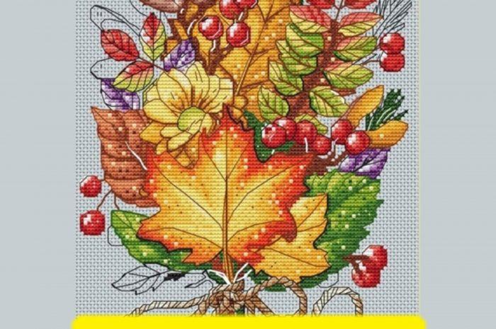 “Autumn Bouquet” – free cross stitch pattern