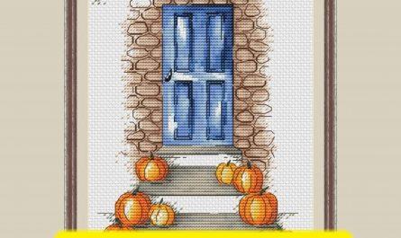 Halloween - Free Cross Stitch Pattern Pumpkins Design