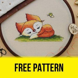 Little Fox - Free Cross Stitch Pattern Download Animals
