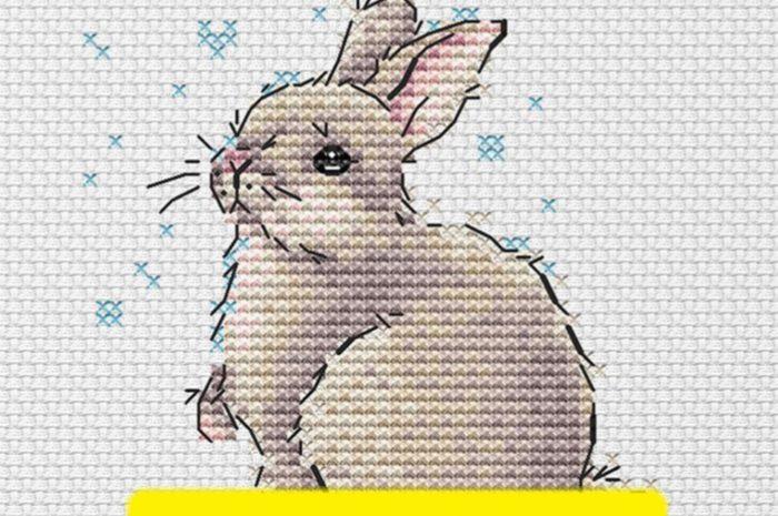 “Winter Rabbit ” – free cross stitch pattern