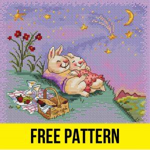 Starfall - Free Cross Stitch Designs Love Animals Download