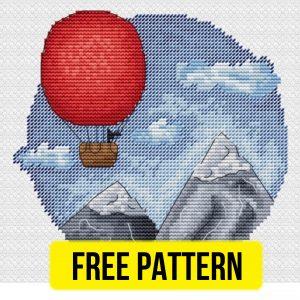 Mountains - Free Cross Stitch Designs Nature Download PDF