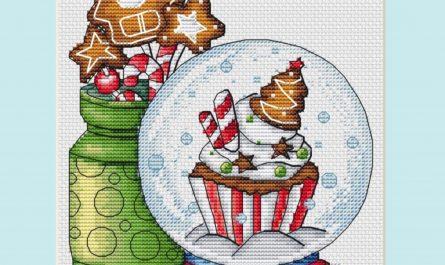 Happy New Year - Free Cross Stitch Pattern Download Xmas
