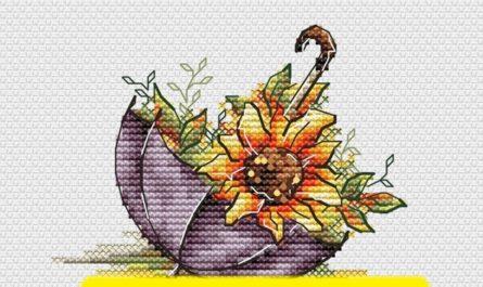Autumn Colours - Free Cross Stitch Pattern Flowers Designs