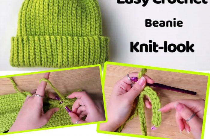 “Chunky Knit Beanie” – free tutorial