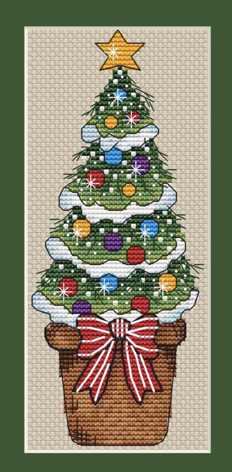 Christmas Tree Free Cross Stitch Pattern Xmas Download