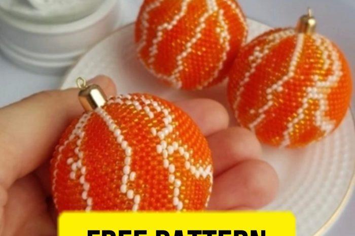 “Orange ball” – free beading pattern