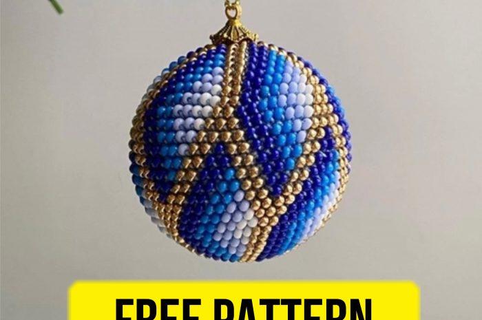 “Christmas ball” – free beading pattern