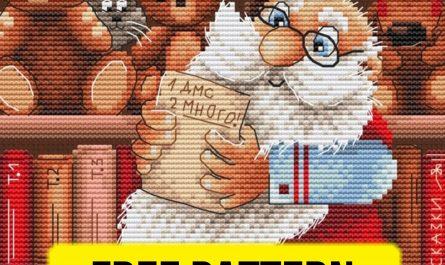 Letter To Santa Claus - Free Cross Stitch Pattern Christmas