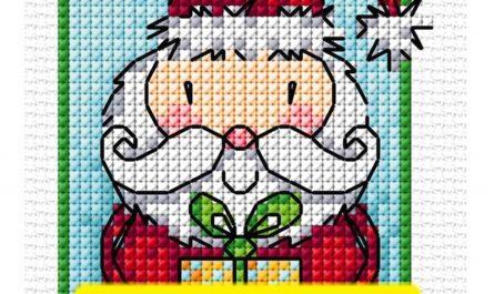 Santa Claus - Free Easy Cross Stitch Pattern Christmas PDF