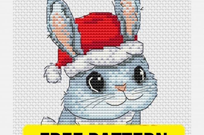 “Rabbit 2023 year” – free cross stitch pattern