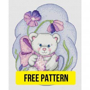 For You with Love - Free Cross Stitch Pattern Valentine’s Day