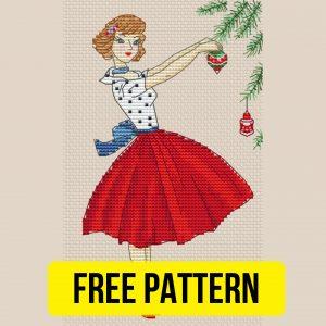 Christmas Mood - Free Cross Stitch Pattern New Year Download