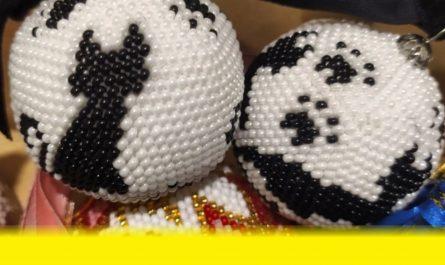 Cats Ball - Free Beading Pattern Design DIY Gift Idea Animals
