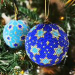 Star Ball - Free Beading Pattern Christmas Tutorial Beads