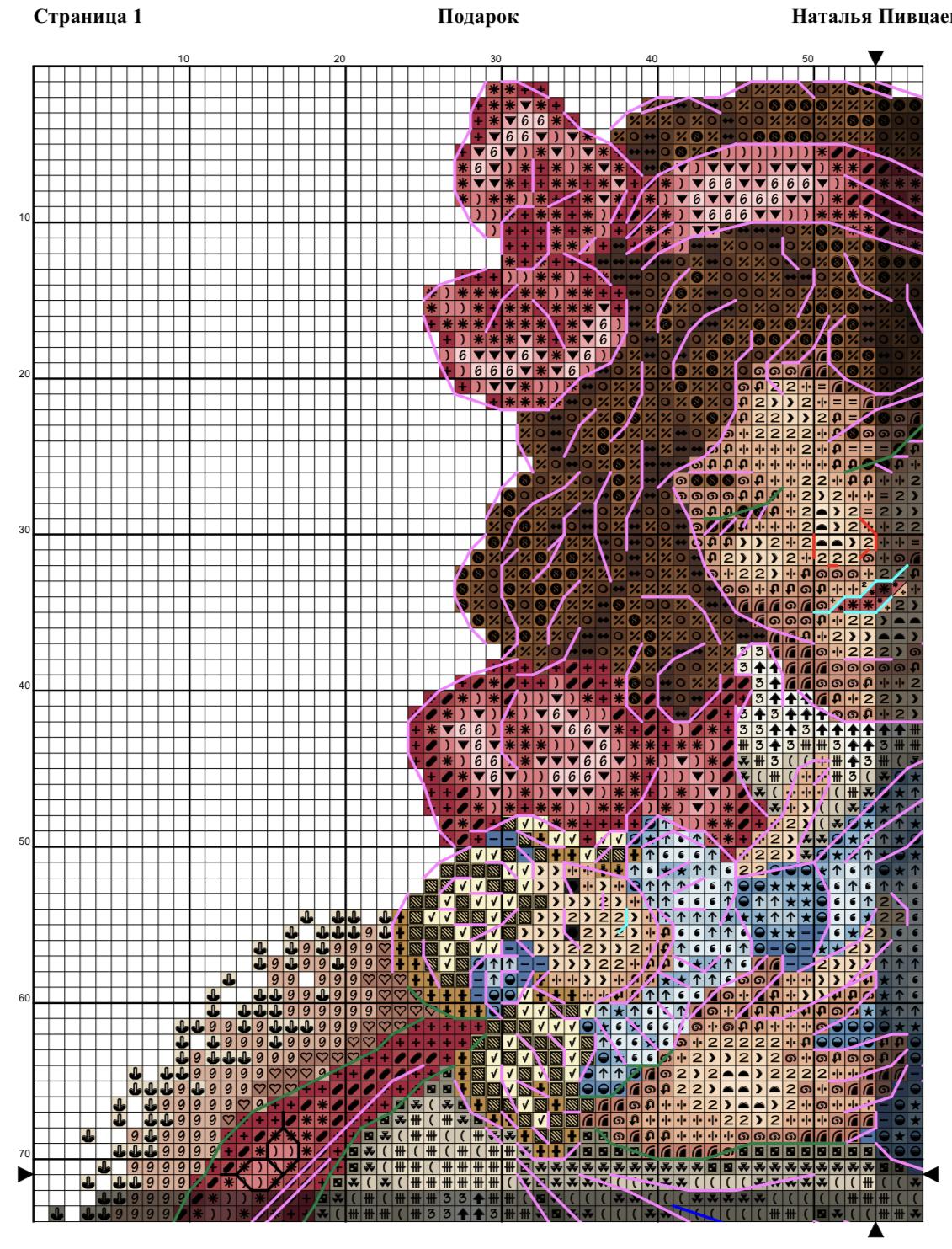 Doll - Free Cross Stitch Pattern Embroidery Designs Girls