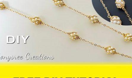 DIY Chain Necklace - Free Tutorial Jewellery for Beginners