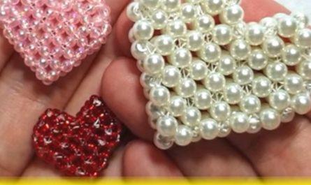 Beaded DIY Hearts - Free Tutorial St. Valentine’s Day Pattern