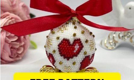 Love Ball - Free Beading Pattern St. Valentine’s Day Heart